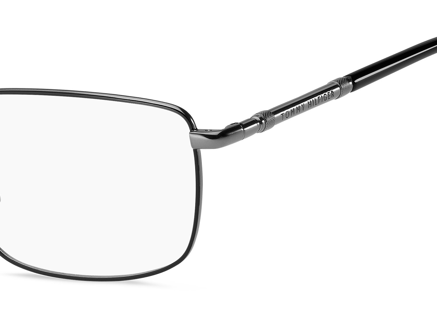Occhiali da vista Tommy Hilfiger Th 2331 111042 ANS colore black dark ruthenium forma rettangolare 