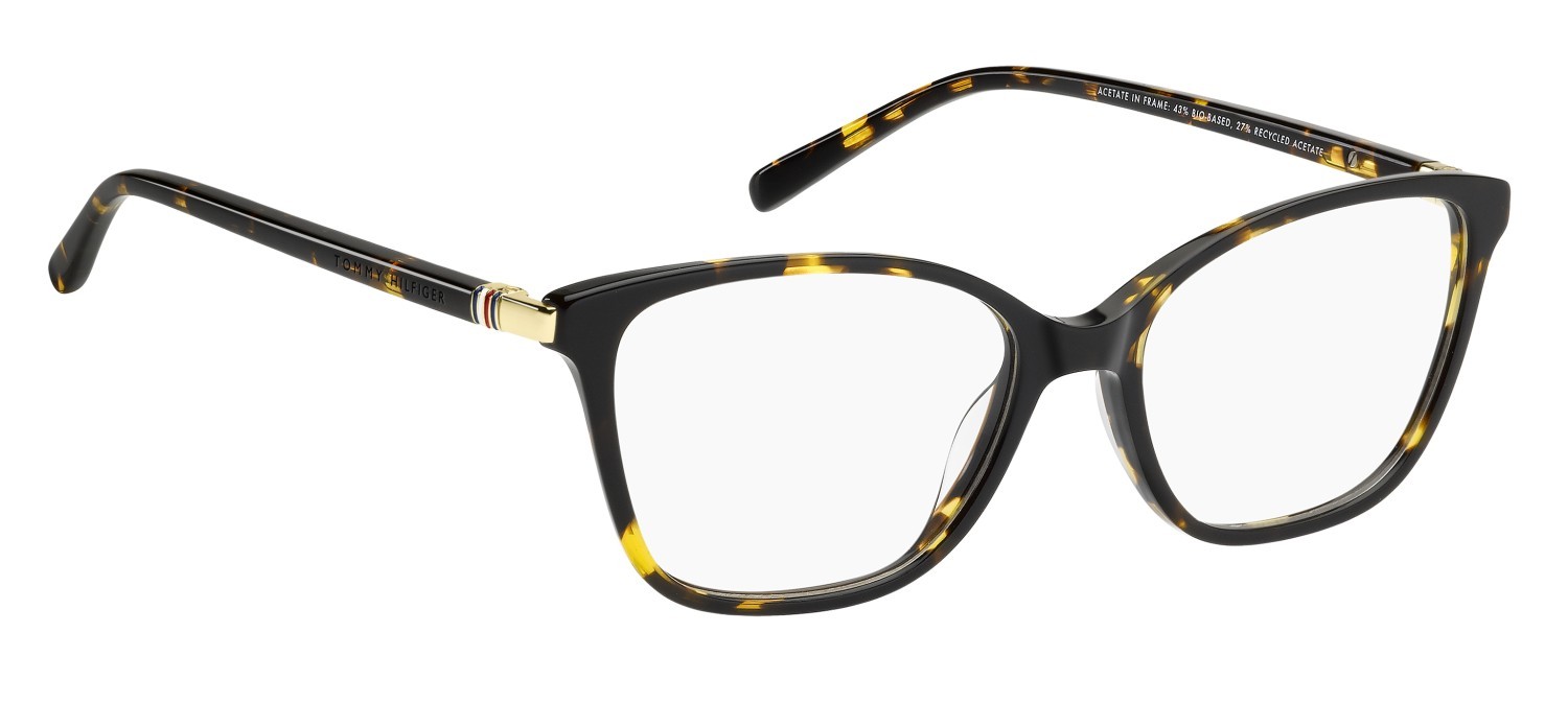 Occhiali da vista Tommy Hilfiger Th 2354 111044 086 colore havana forma cat eye 