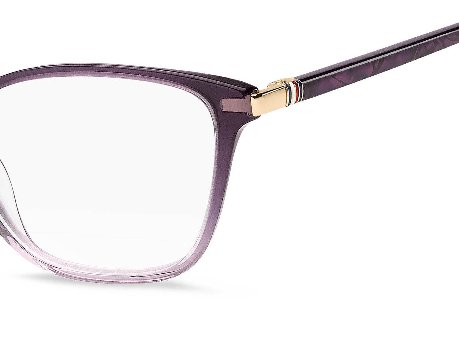 Eyeglasses Tommy Hilfiger Th 2354 111044 2OW color shaded violet shape cat eye 