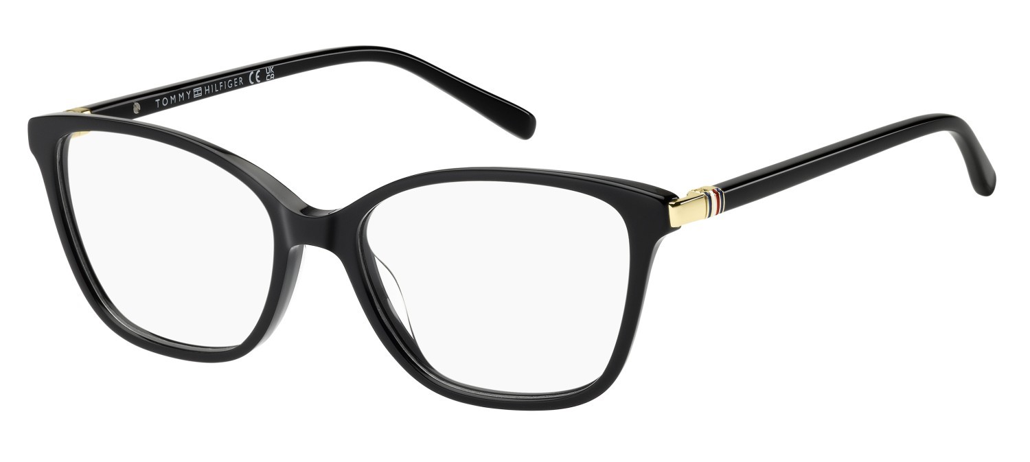 Occhiali da vista Tommy Hilfiger Th 2354 111044 807 colore black forma cat eye 