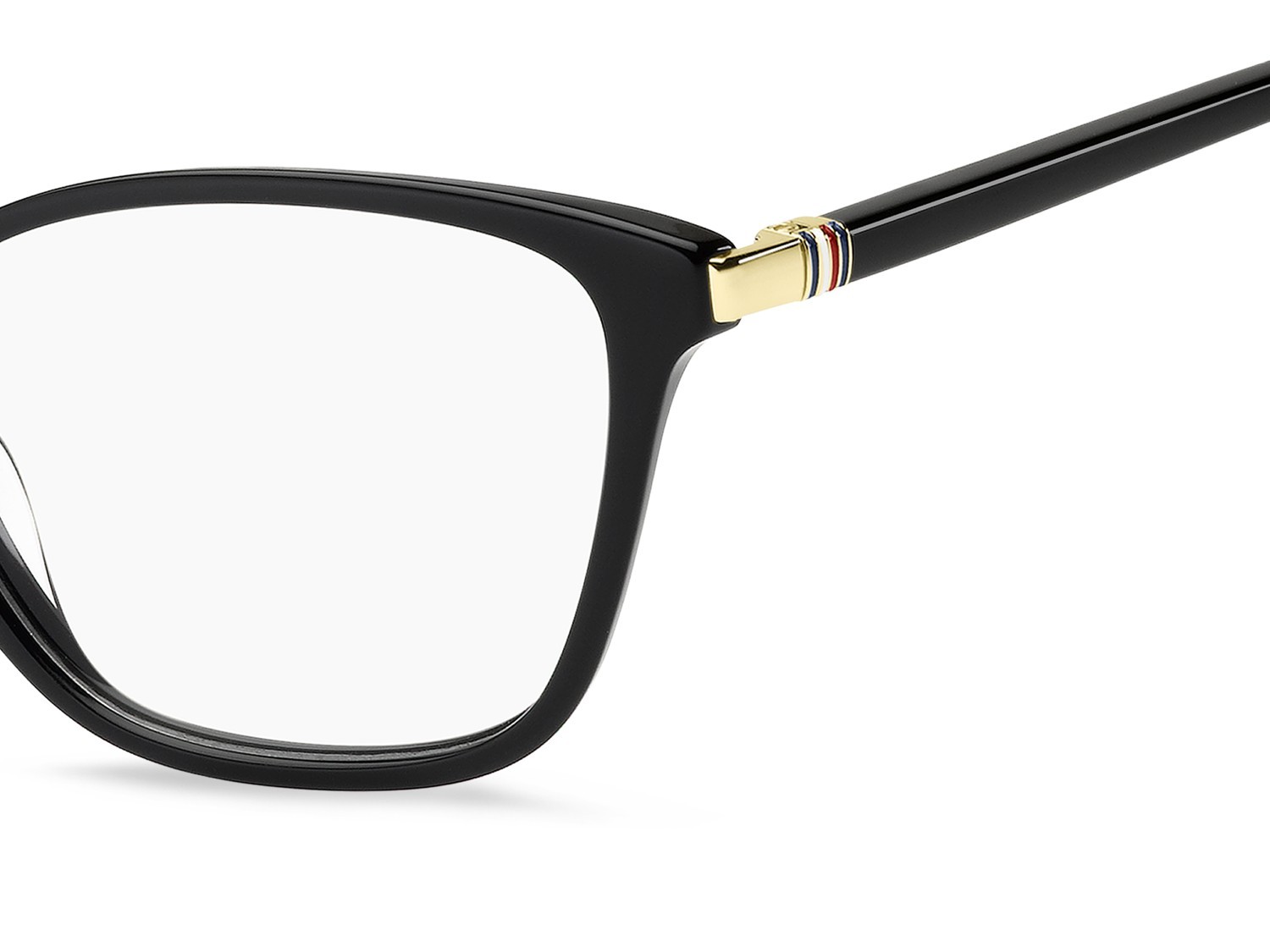 Occhiali da vista Tommy Hilfiger Th 2354 111044 807 colore black forma cat eye 