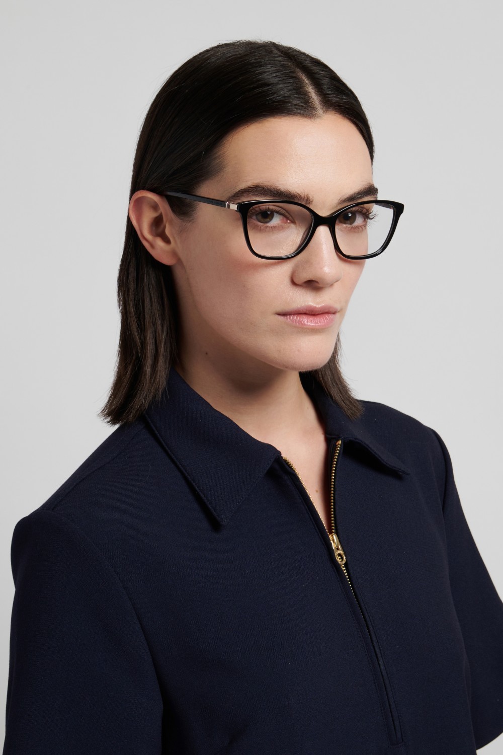 Occhiali da vista Tommy Hilfiger Th 2354 111044 807 colore black forma cat eye 