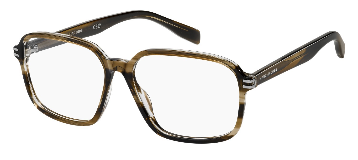 Eyeglasses Marc Jacobs 913 111061 EX4 color brown horn shape rectangle 