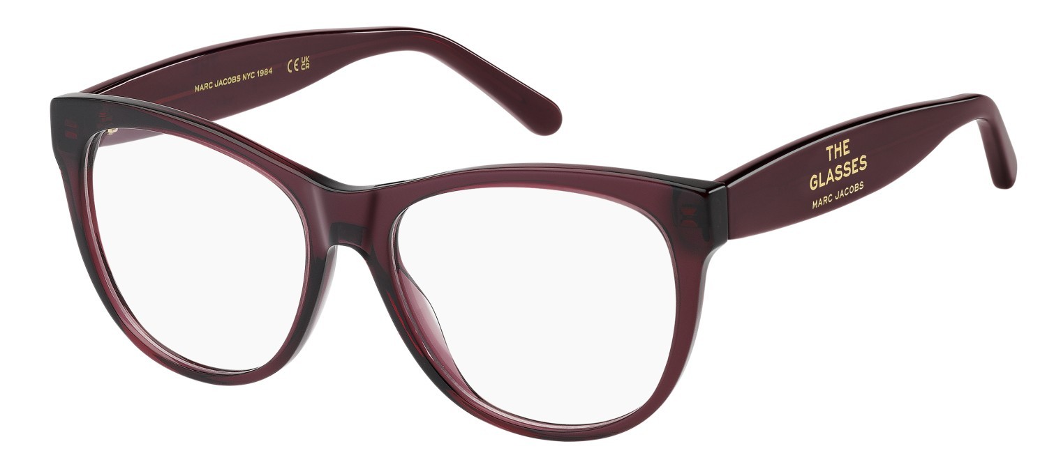 Occhiali da vista Marc Jacobs 896 111065 LHF colore burgundy 2 forma cat eye 