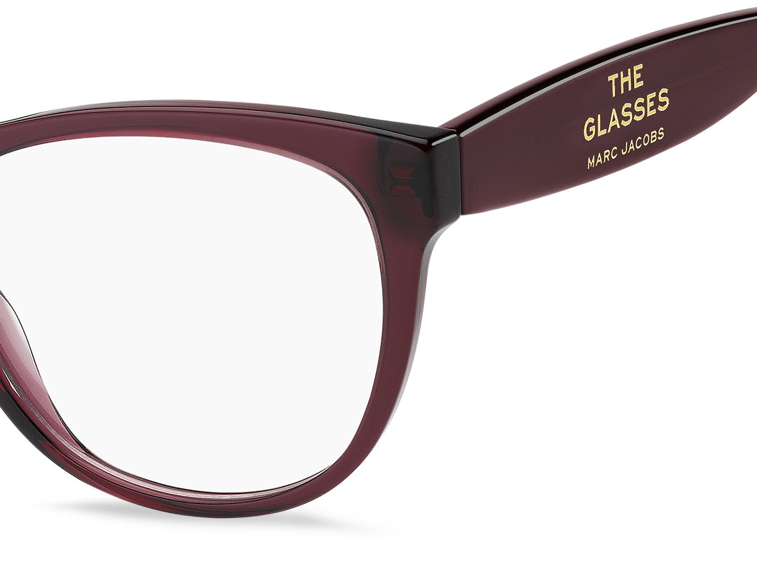 Occhiali da vista Marc Jacobs 896 111065 LHF colore burgundy 2 forma cat eye 