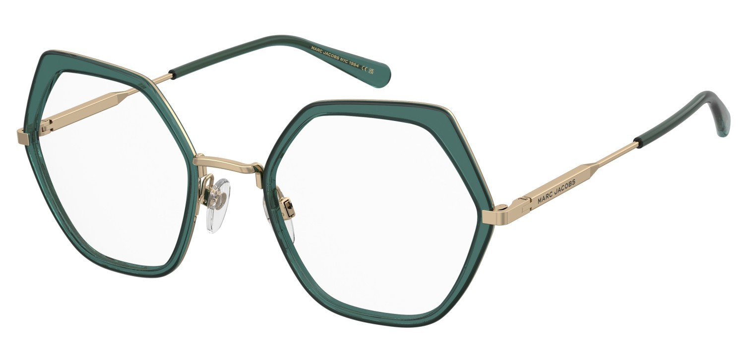 Brillen Marc Jacobs 897 111067 OGA farbe gold teal form quadratisch 