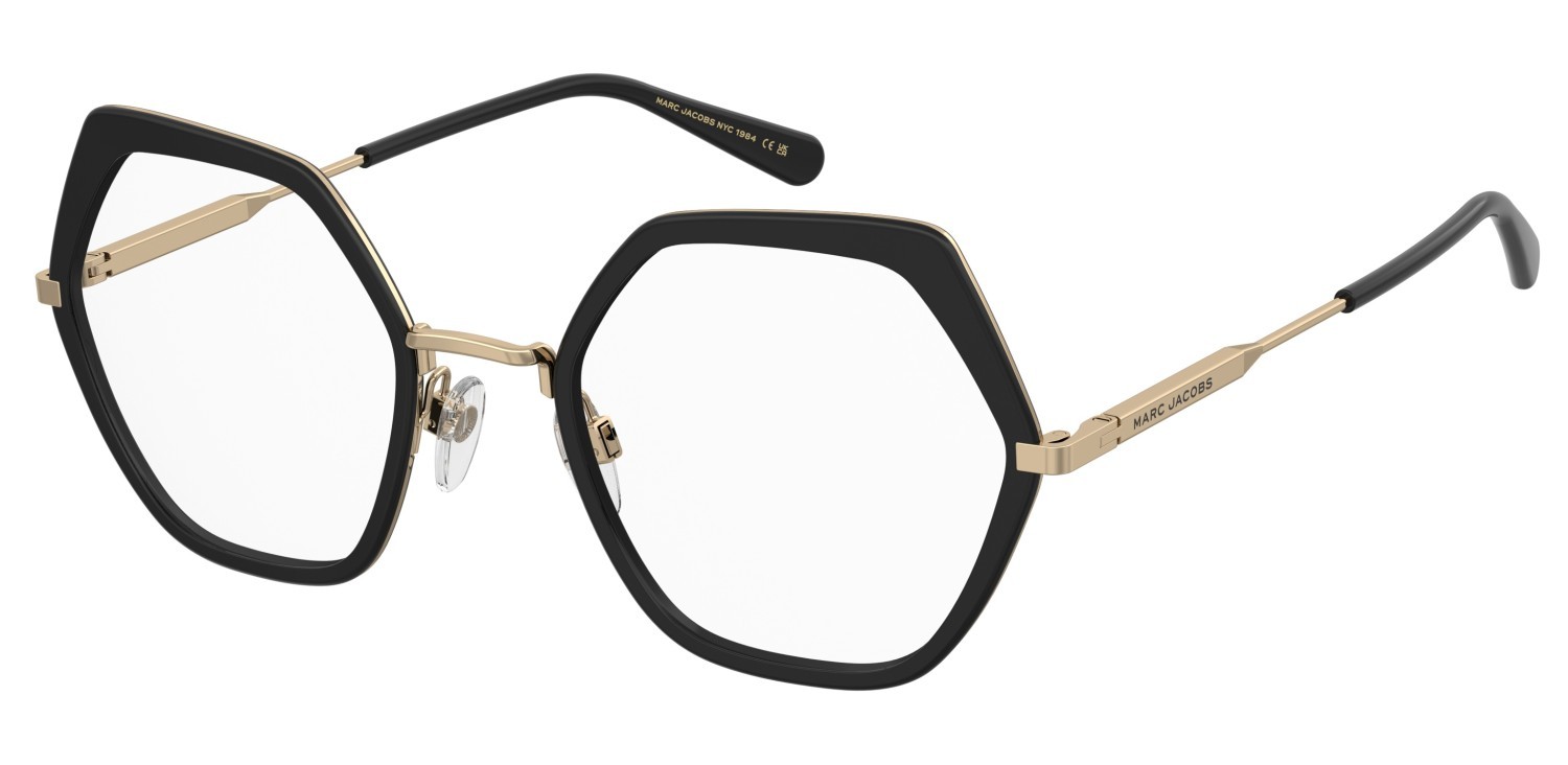 Brillen Marc Jacobs 897 111067 RHL farbe gold black 2 form quadratisch 
