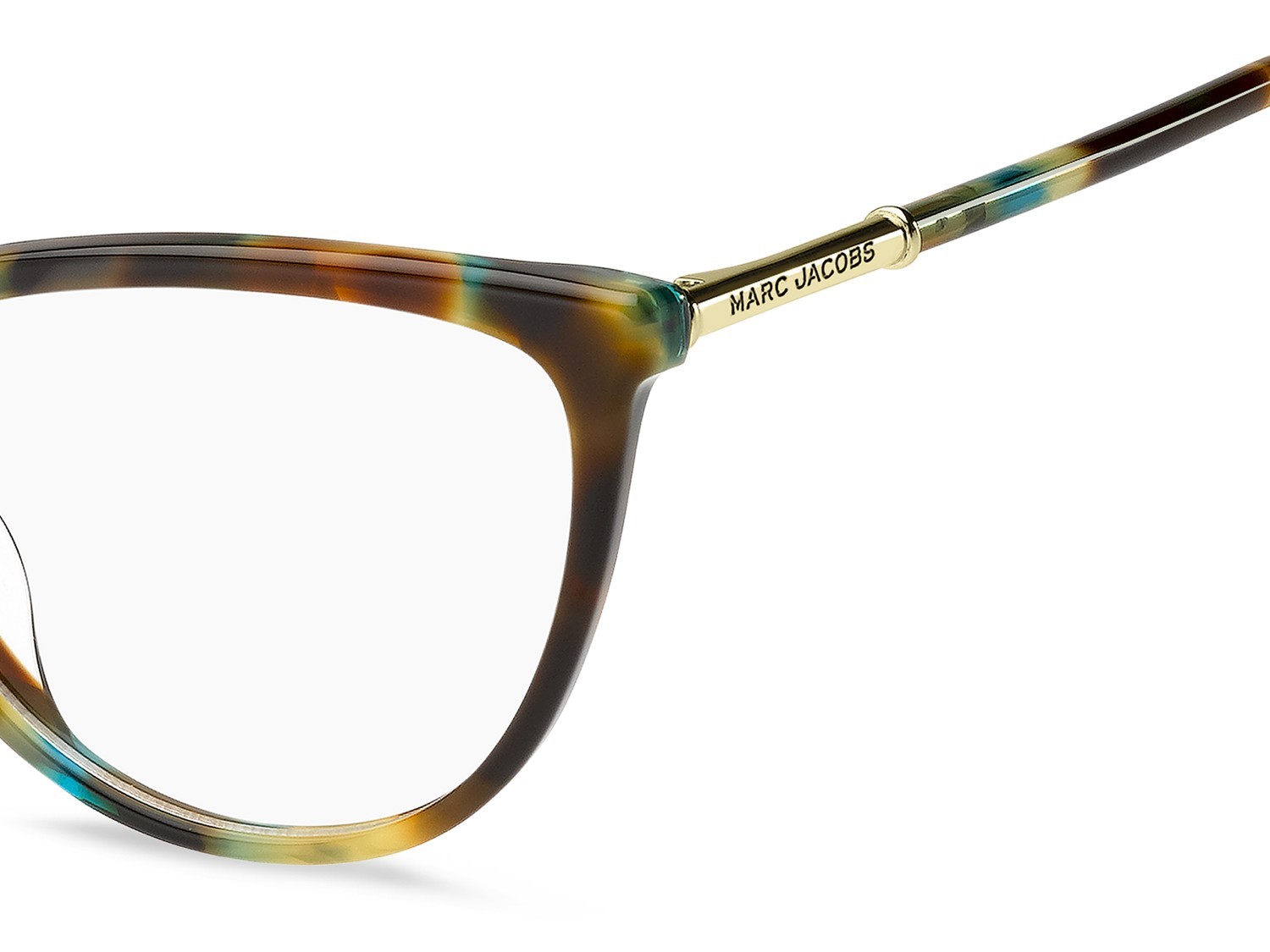 Occhiali da vista Marc Jacobs 900/G 111069 CVT colore teal havana forma cat eye 