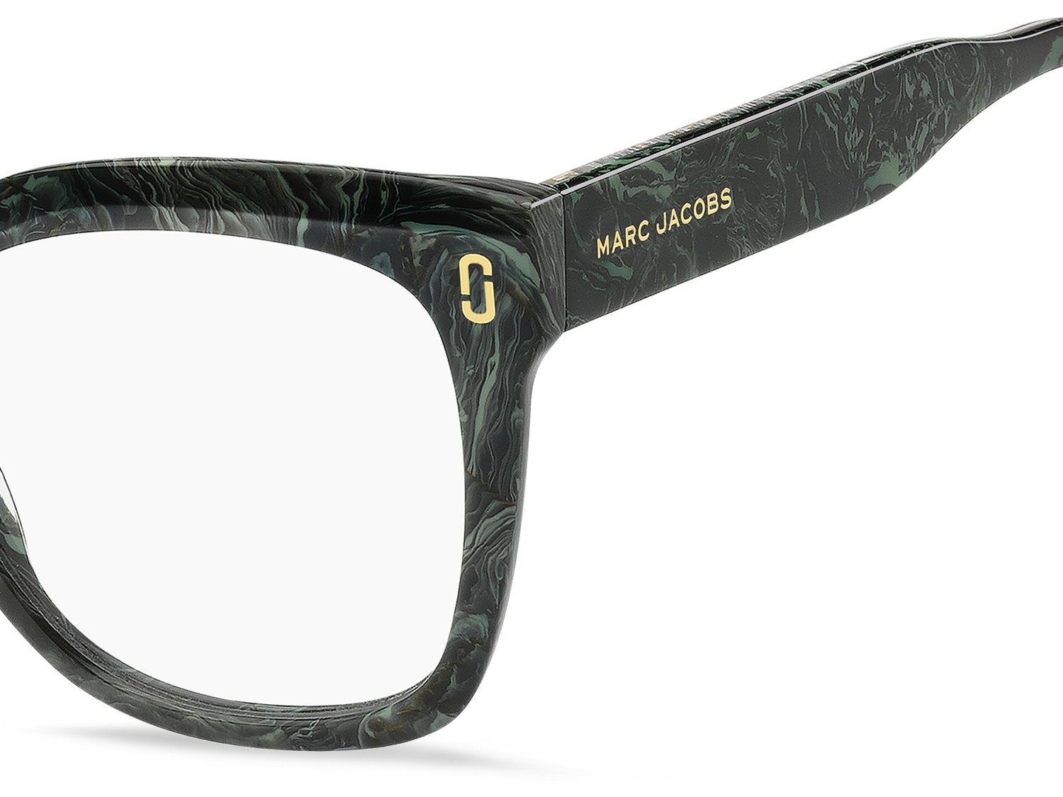Occhiali da vista Marc Jacobs Mj 1142 111073 JRI colore marble green forma cat eye 
