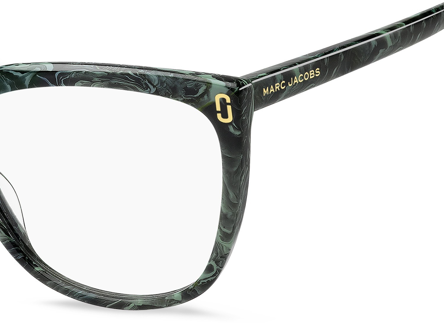 Eyeglasses Marc Jacobs Mj 1143 111074 JRI color marble green shape cat eye 