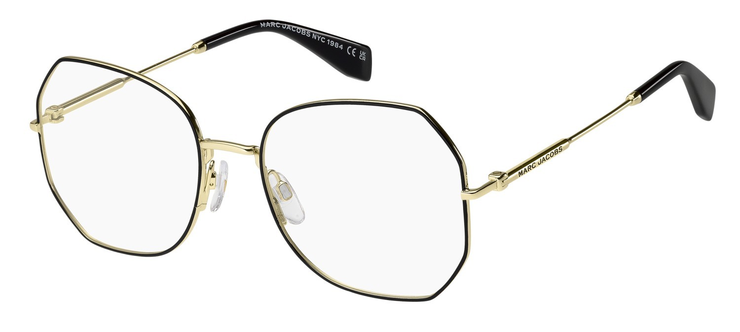 Occhiali da vista Marc Jacobs 918 111099 RHL colore gold black 2 forma farfalla 