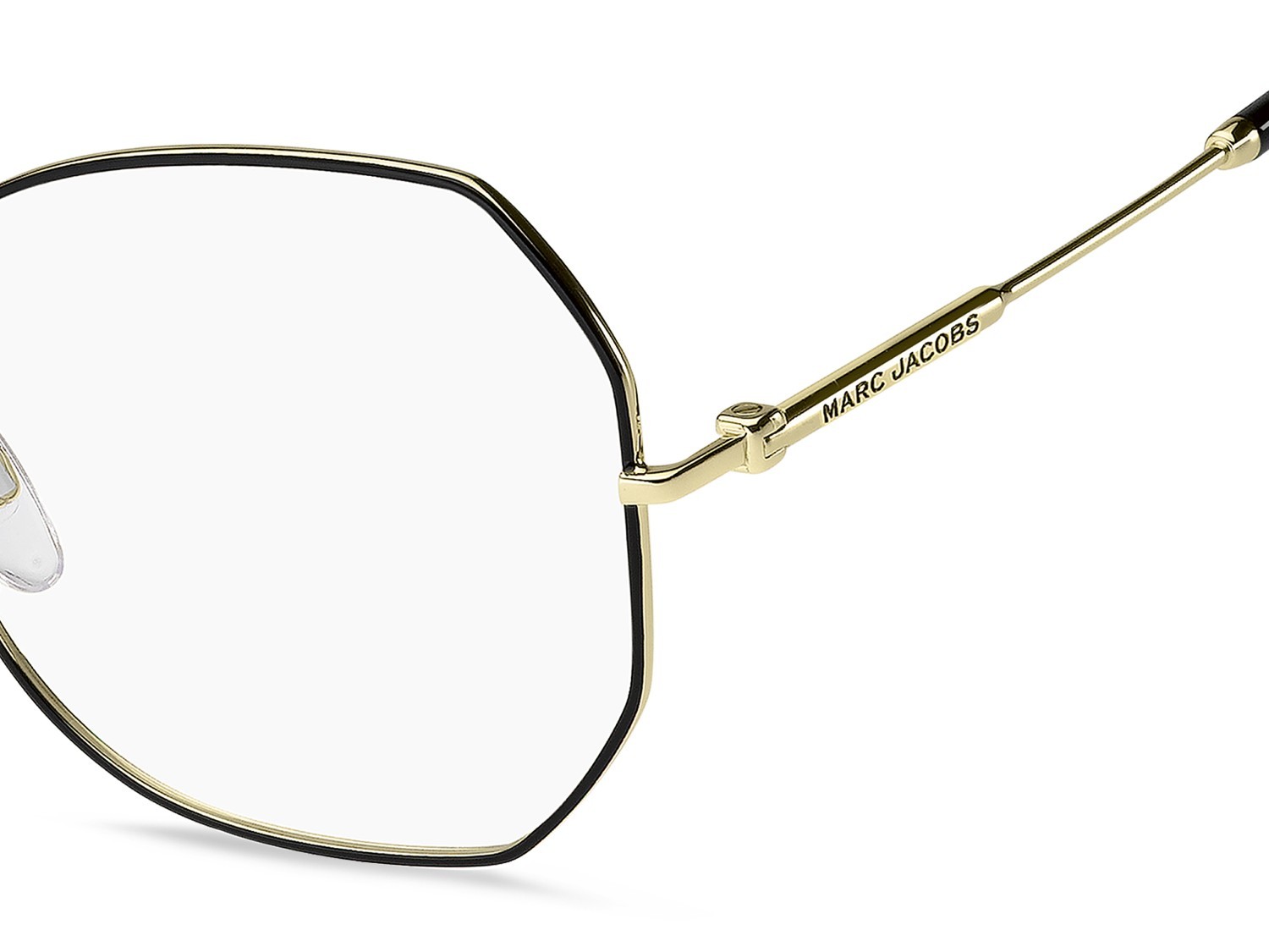 Occhiali da vista Marc Jacobs 918 111099 RHL colore gold black 2 forma farfalla 