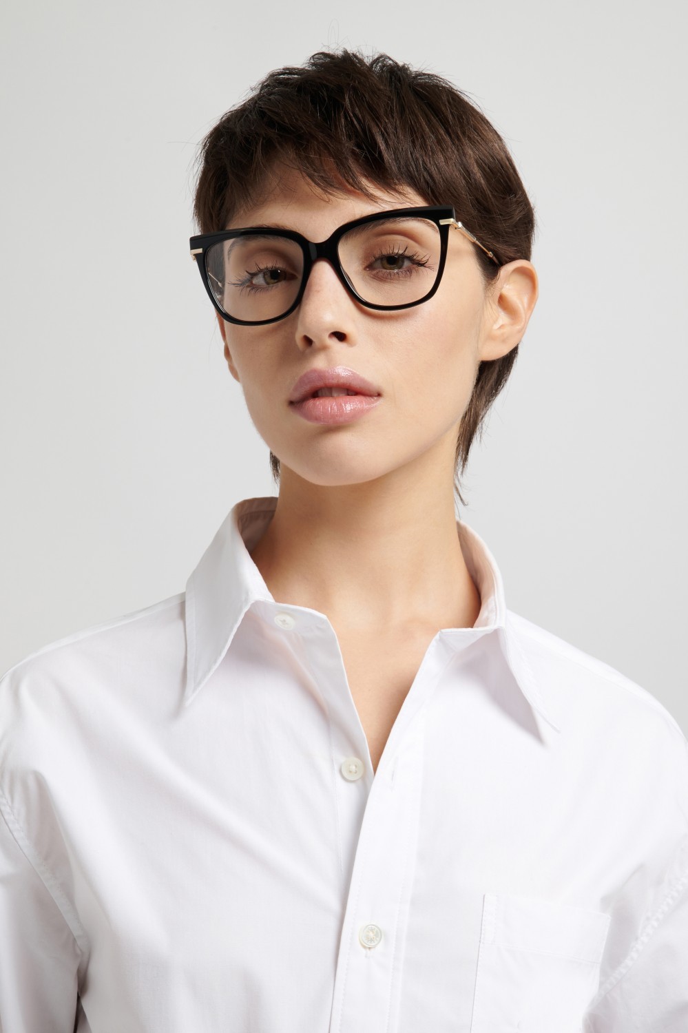Occhiali da vista Marc Jacobs 891 111102 807 colore black forma cat eye 