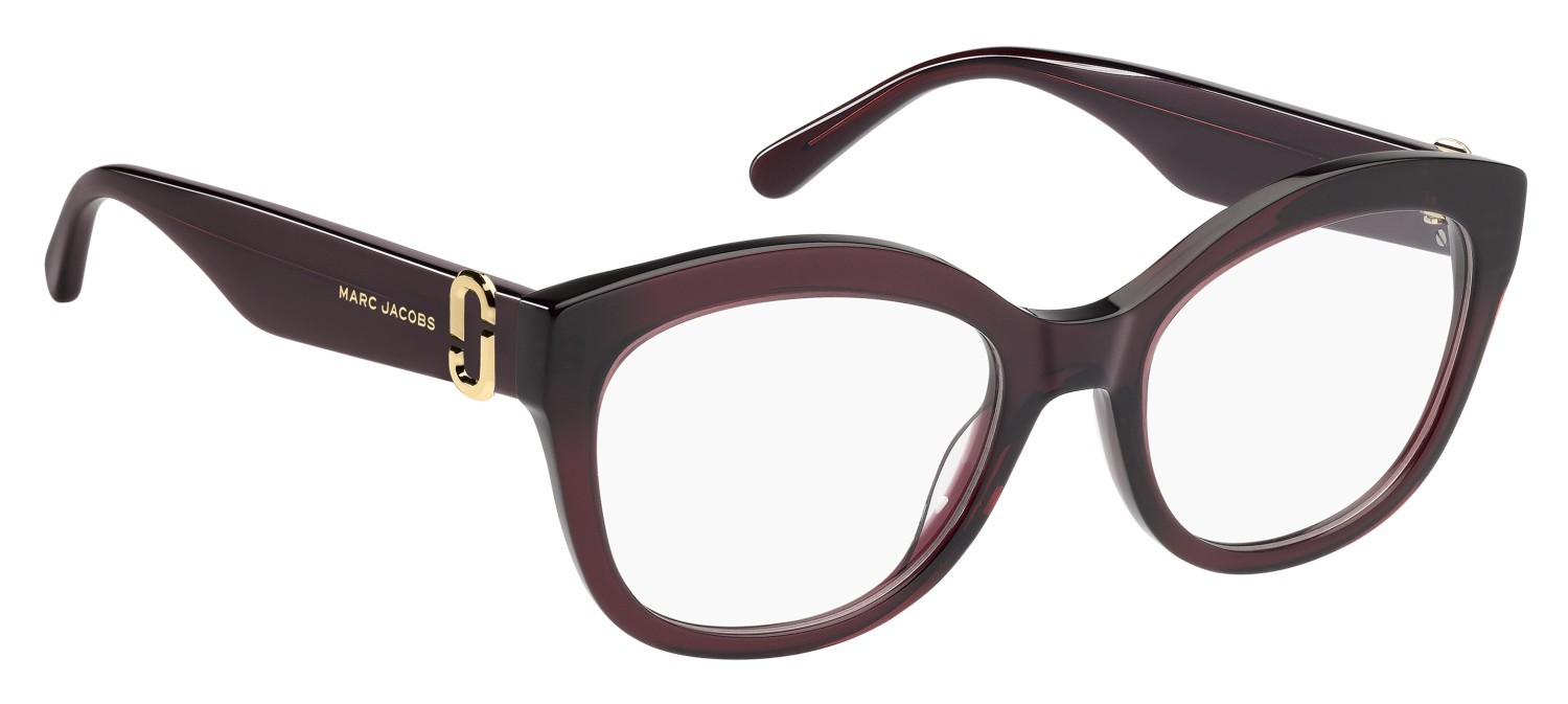 Brillen Marc Jacobs 892 111103 LHF farbe burgundy 2 form cat-eye 