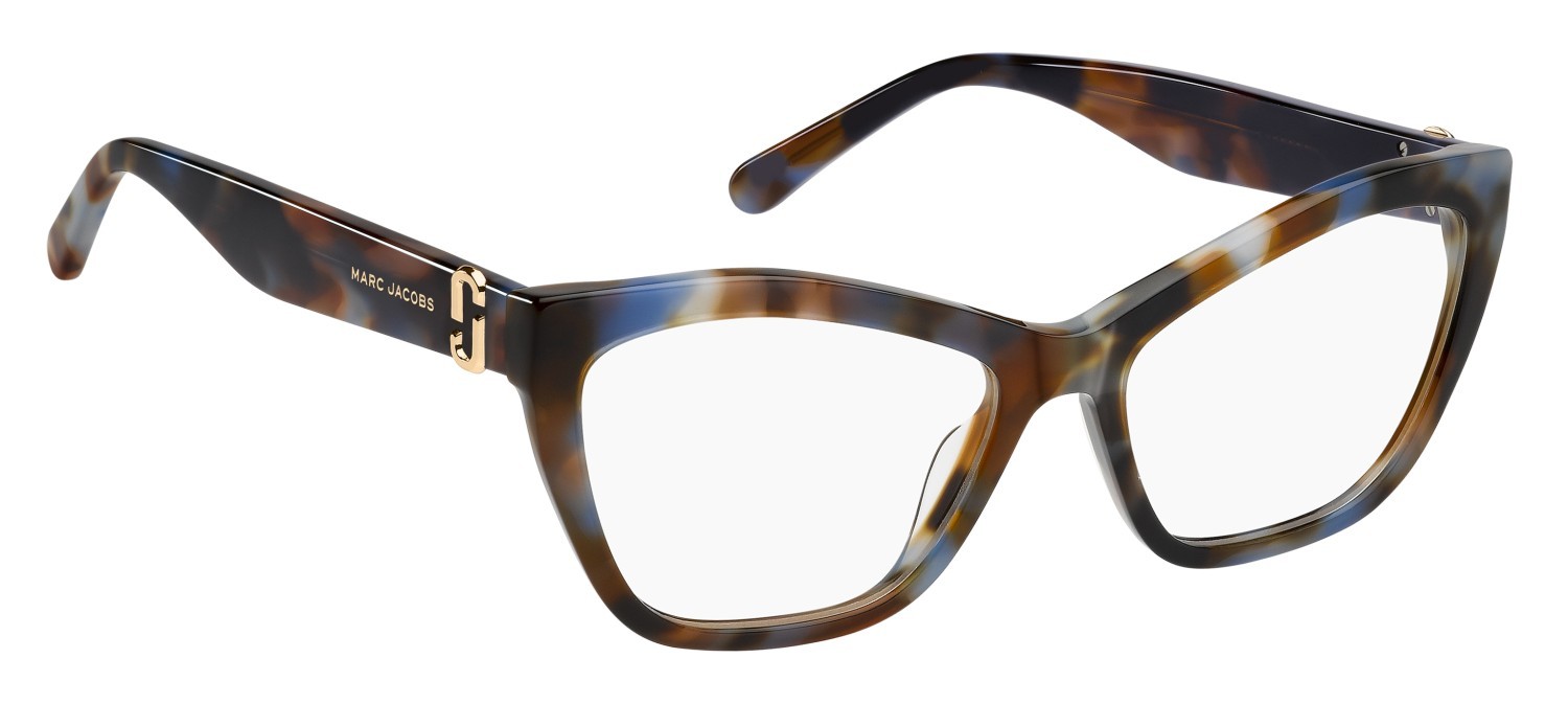 Brillen Marc Jacobs 894 111104 X8Q farbe brown blue havana form cat-eye 