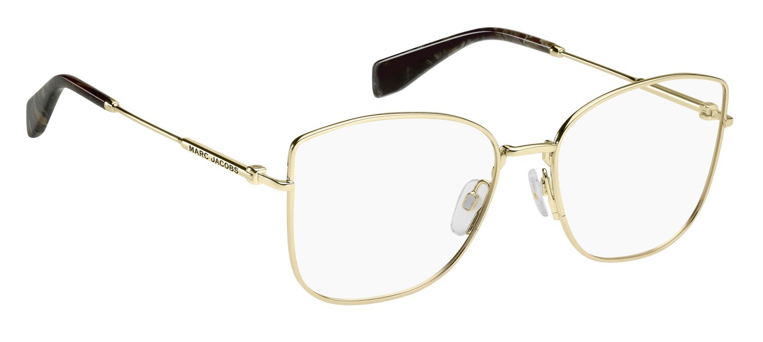 Occhiali da vista Marc Jacobs 919 111108 J5G colore gold forma cat eye 