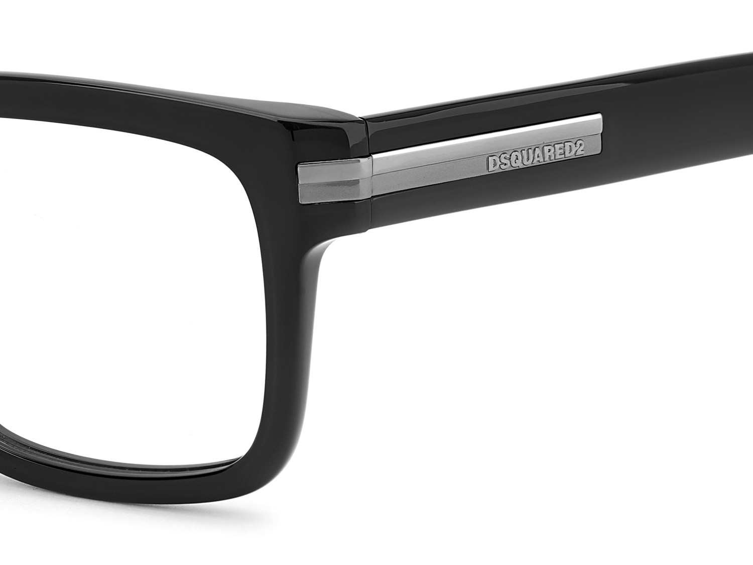 Occhiali da vista Dsquared2 D2 0200/G 111112 ANS colore black dark ruthenium forma rettangolare 
