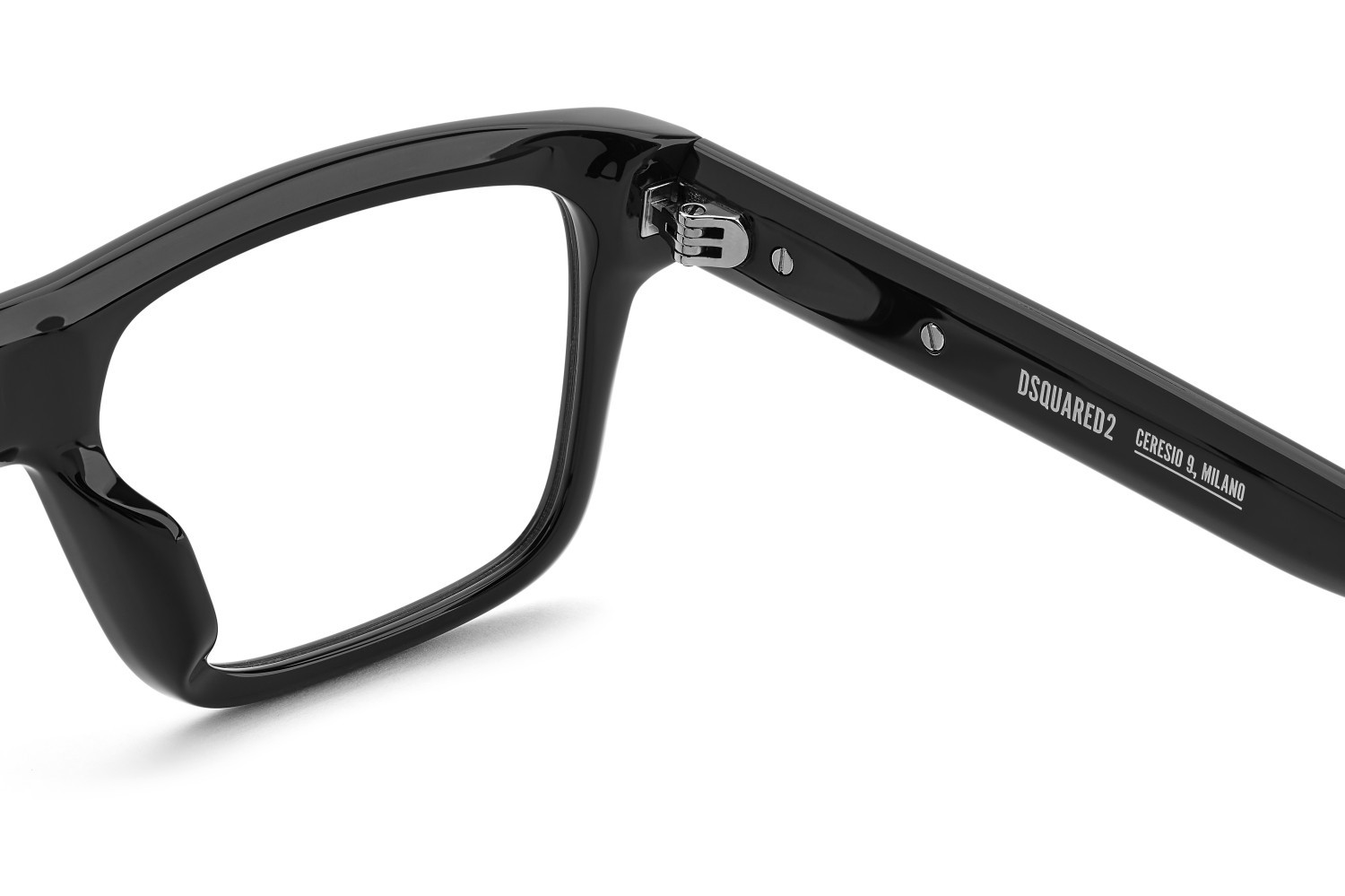 Occhiali da vista Dsquared2 D2 0200/G 111112 ANS colore black dark ruthenium forma rettangolare 