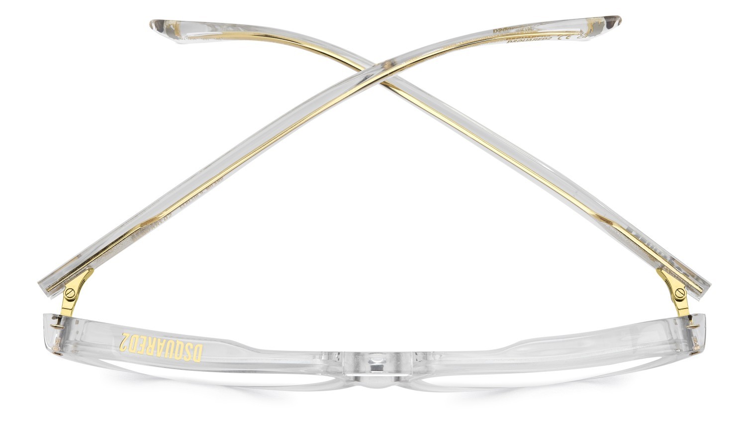 Occhiali da vista Dsquared2 D2 0204 111113 900 colore crystal forma aviator 