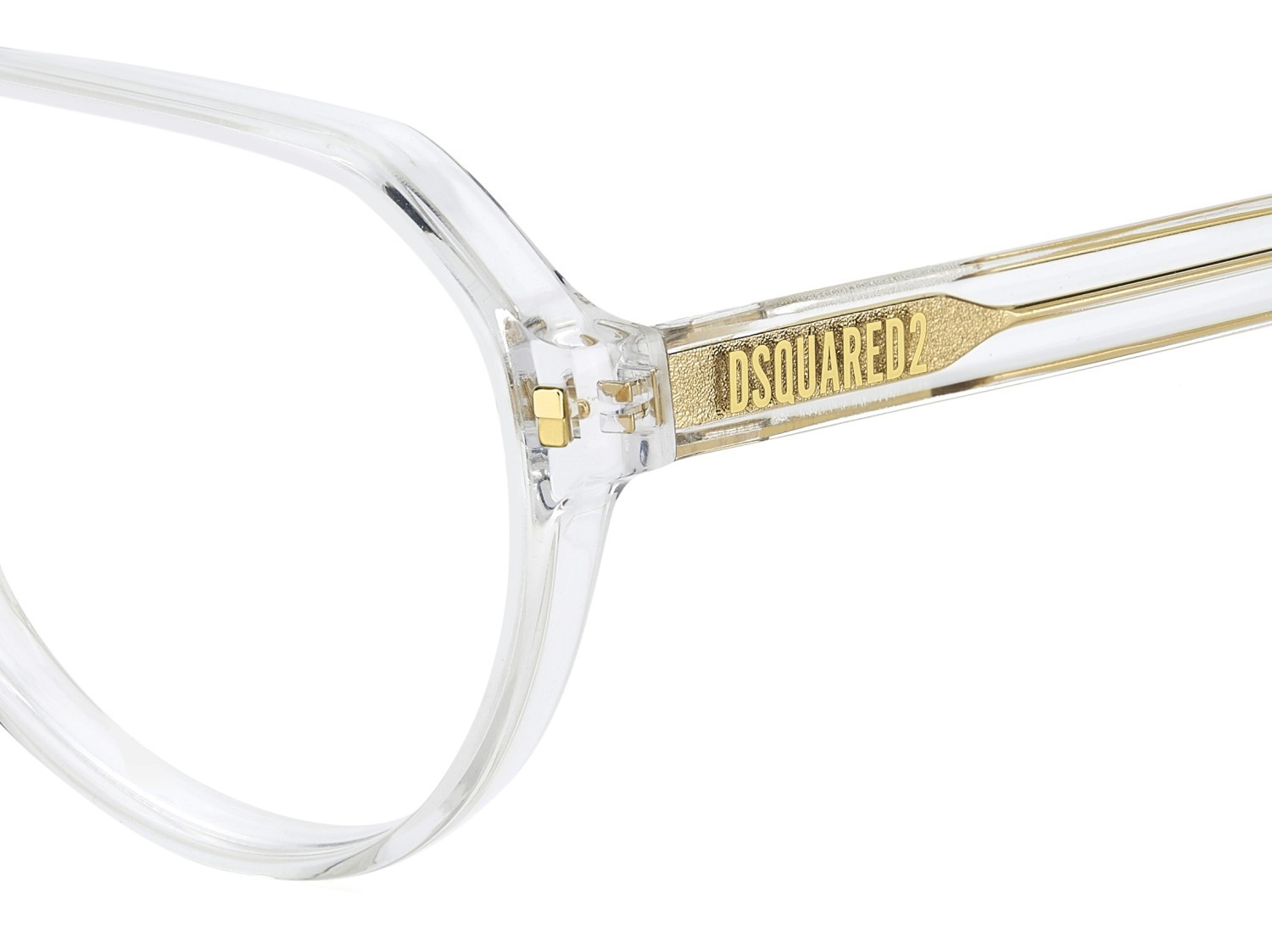 Occhiali da vista Dsquared2 D2 0204 111113 900 colore crystal forma aviator 