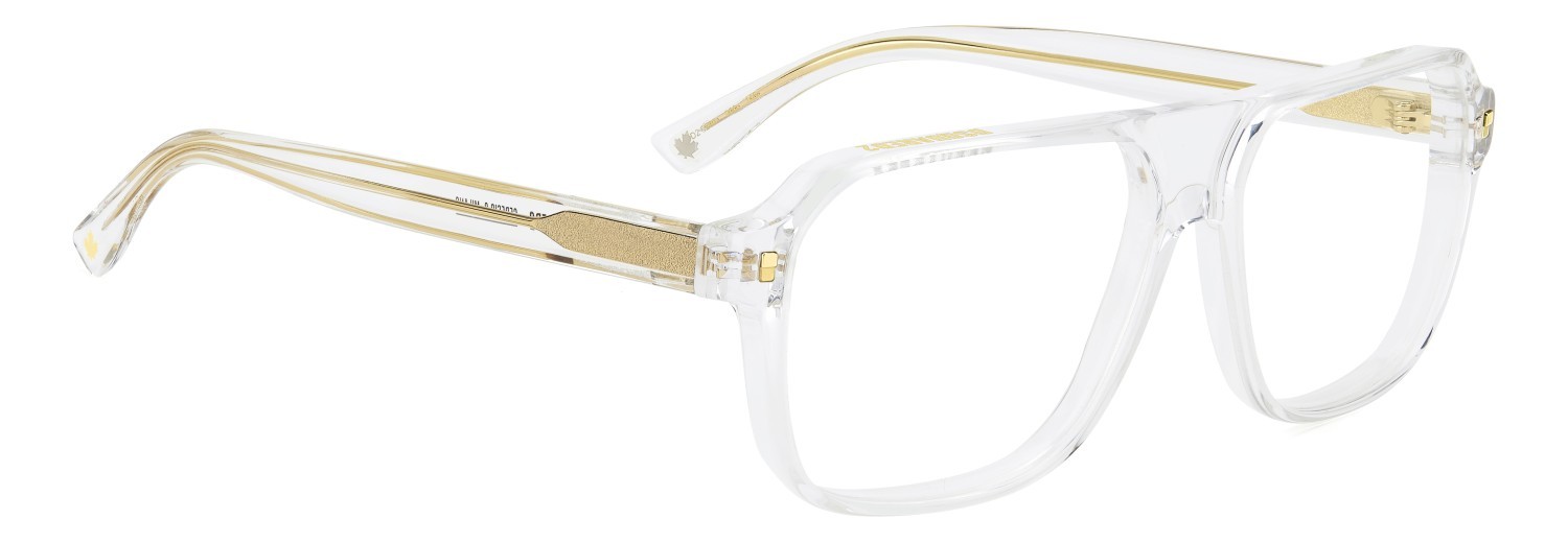 Eyeglasses Dsquared2 D2 0203 111114 900 color crystal shape rectangle 