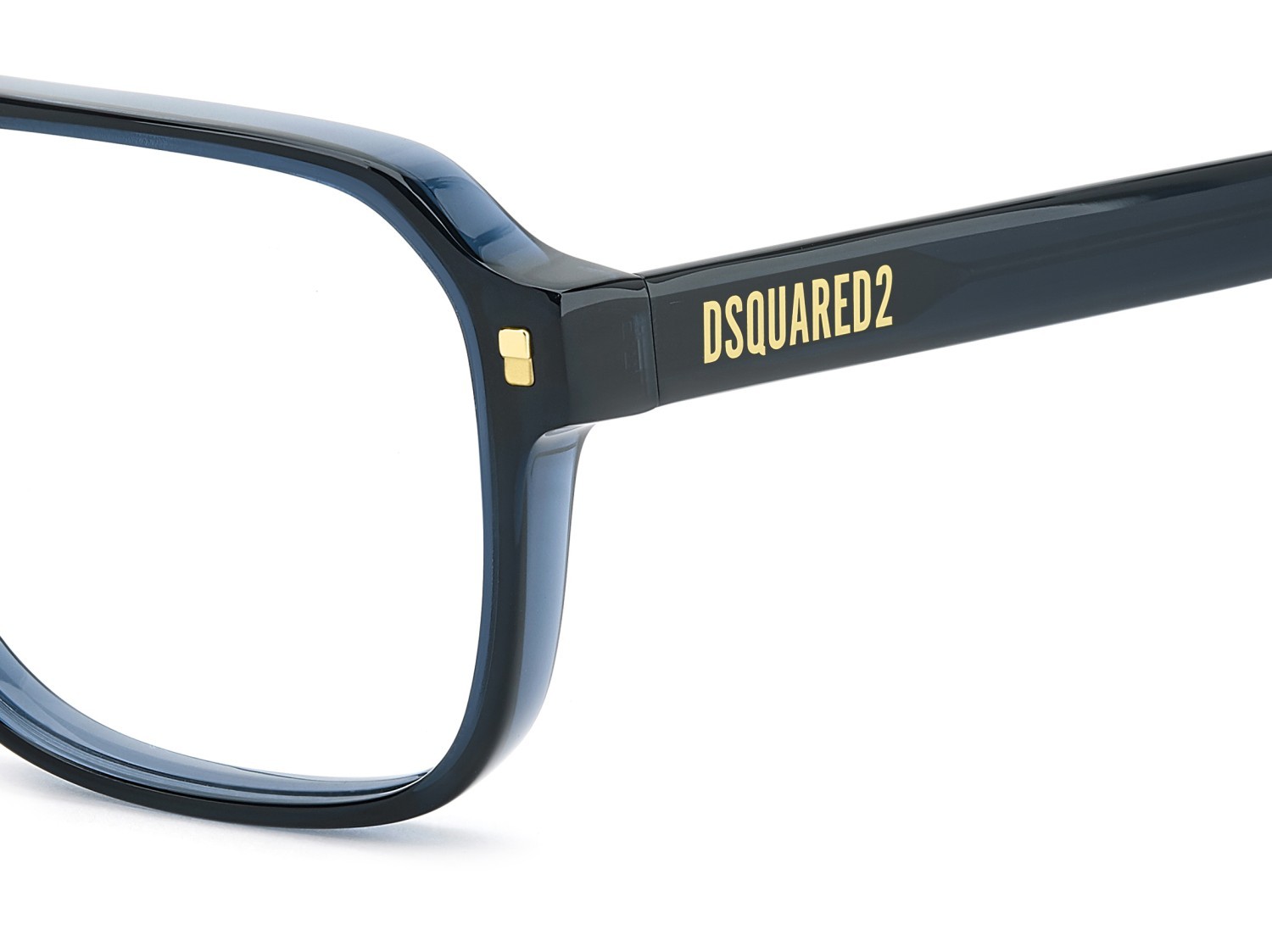 Occhiali da vista Dsquared2 D2 0203 111114 PJP colore blue forma rettangolare 