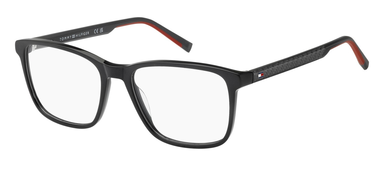 Eyeglasses Tommy Hilfiger Th 2318 111122 003 color matte black shape square 