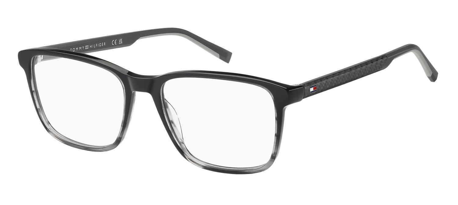 Eyeglasses Tommy Hilfiger Th 2318 111122 2W8 color grey horn shape square 