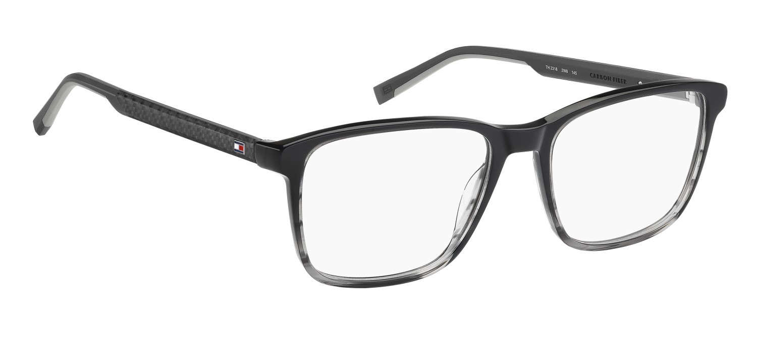 Eyeglasses Tommy Hilfiger Th 2318 111122 2W8 color grey horn shape square 