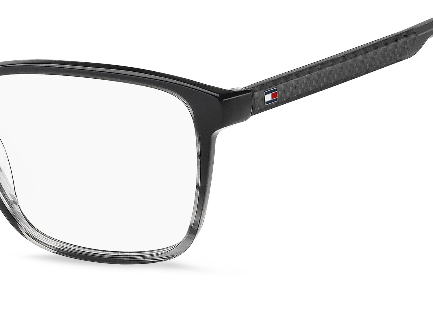 Eyeglasses Tommy Hilfiger Th 2318 111122 2W8 color grey horn shape square 
