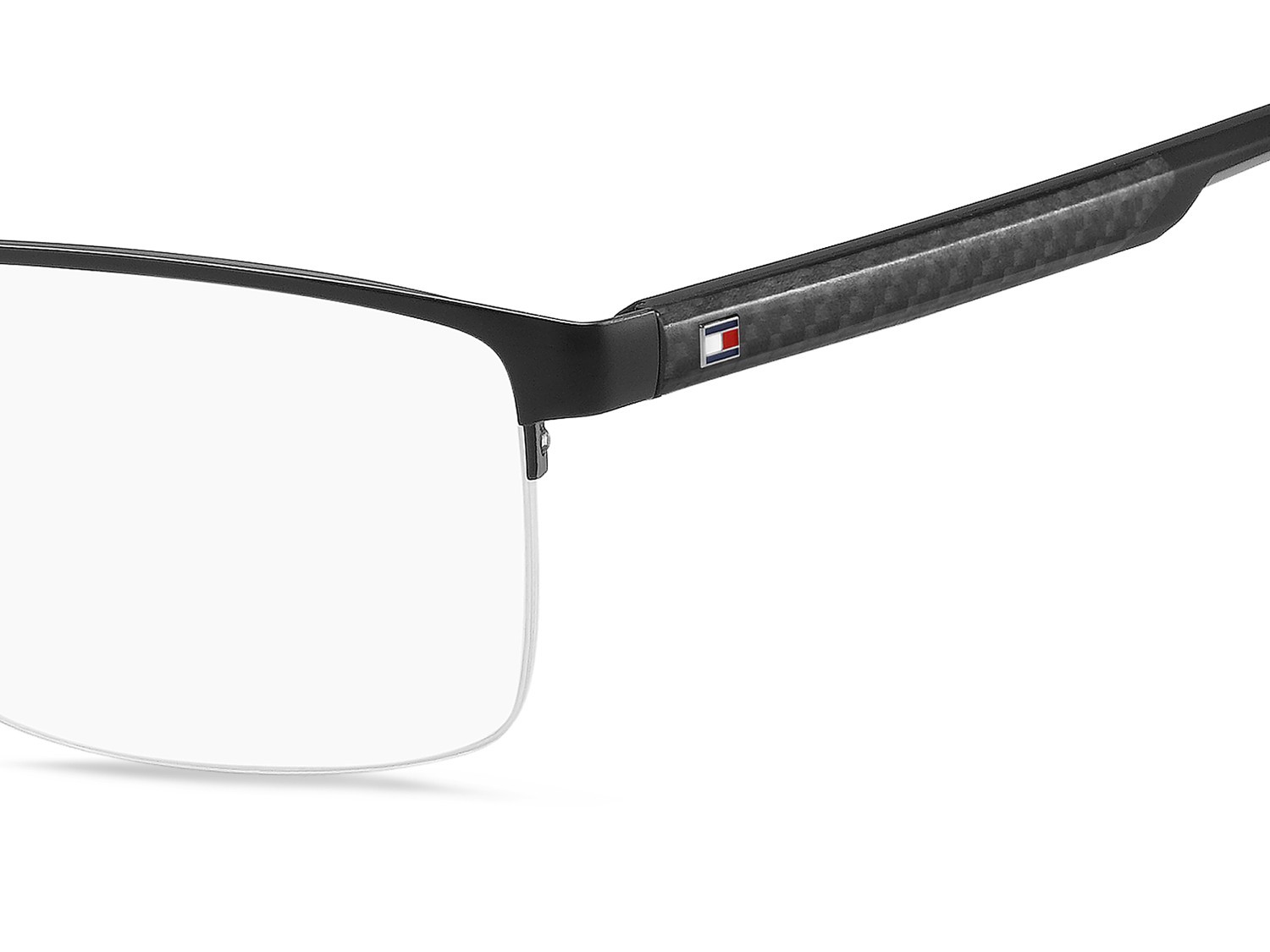 Occhiali da vista Tommy Hilfiger Th 2316 111123 124 colore matte black silver forma rettangolare 