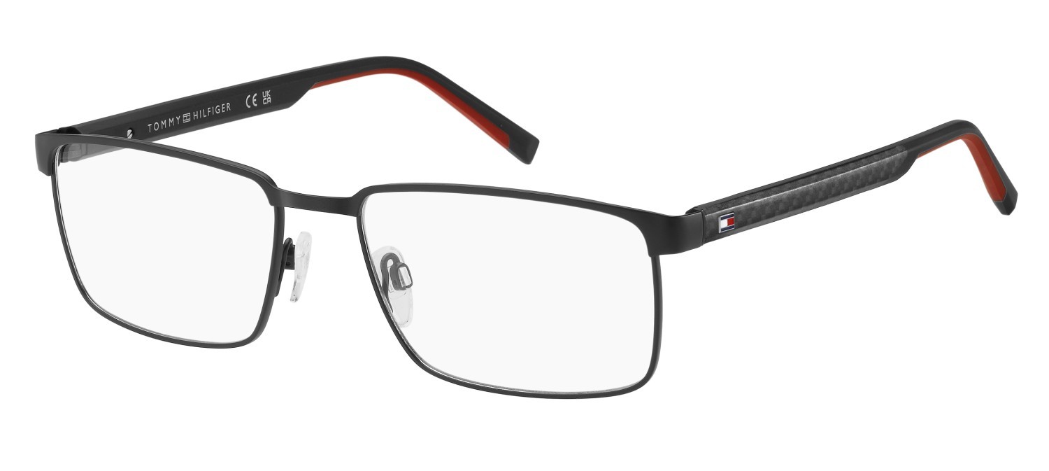 Occhiali da vista Tommy Hilfiger Th 2317 111159 003 colore matte black forma rettangolare 