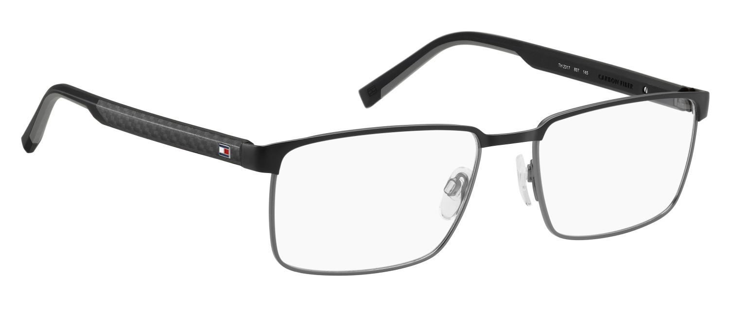 Occhiali da vista Tommy Hilfiger Th 2317 111159 807 colore black forma rettangolare 