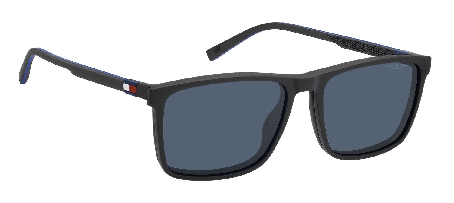 Occhiali da vista Tommy Hilfiger Th 2320/C 111166 D51 colore black blue forma quadrato lenti blue polarized
