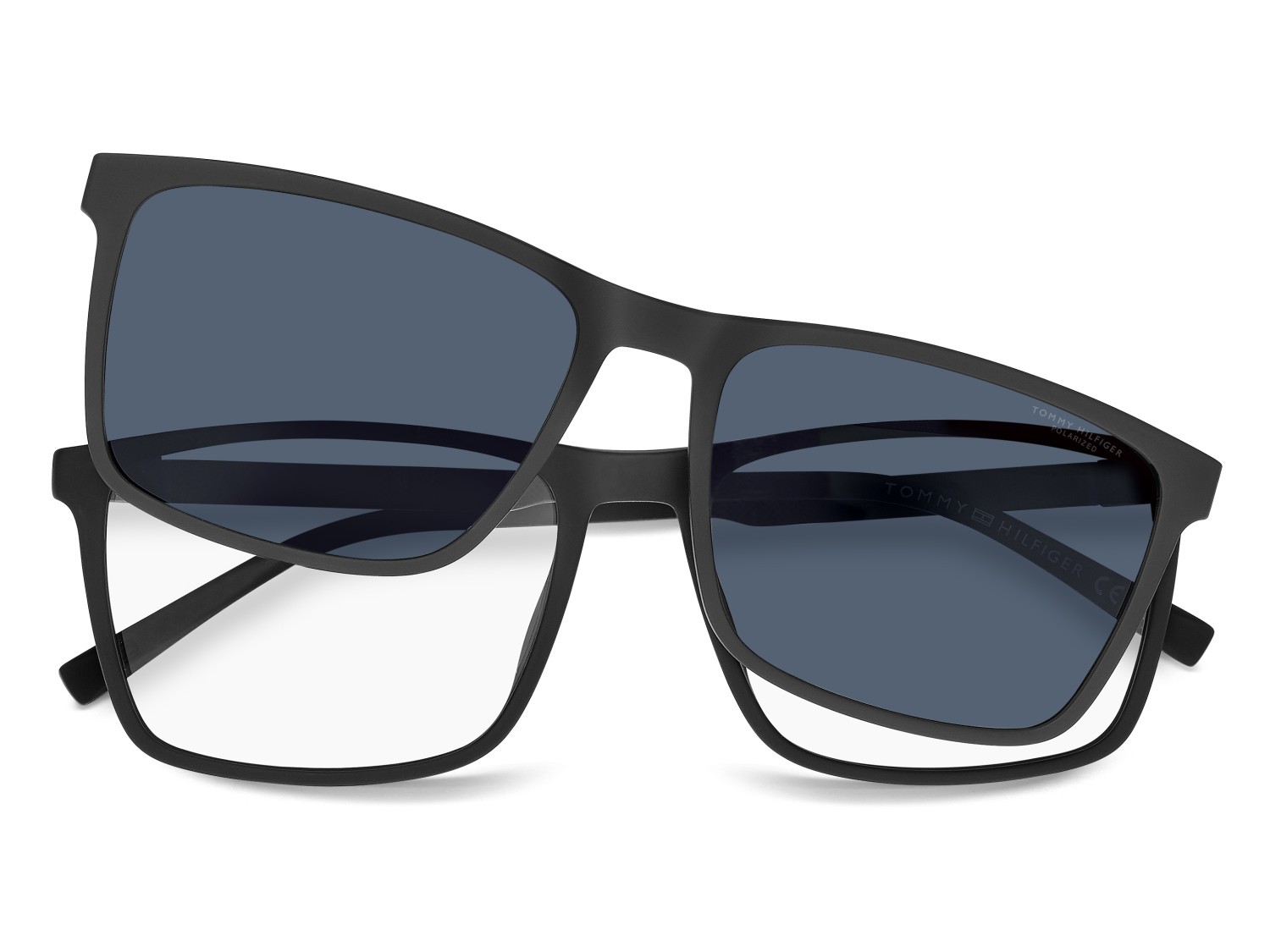 Occhiali da vista Tommy Hilfiger Th 2320/C 111166 D51 colore black blue forma quadrato lenti blue polarized