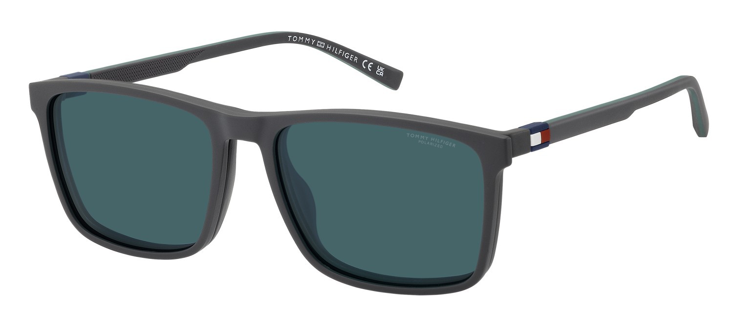 Occhiali da vista Tommy Hilfiger Th 2320/C 111166 KB7 colore grey forma quadrato lenti blue polarized