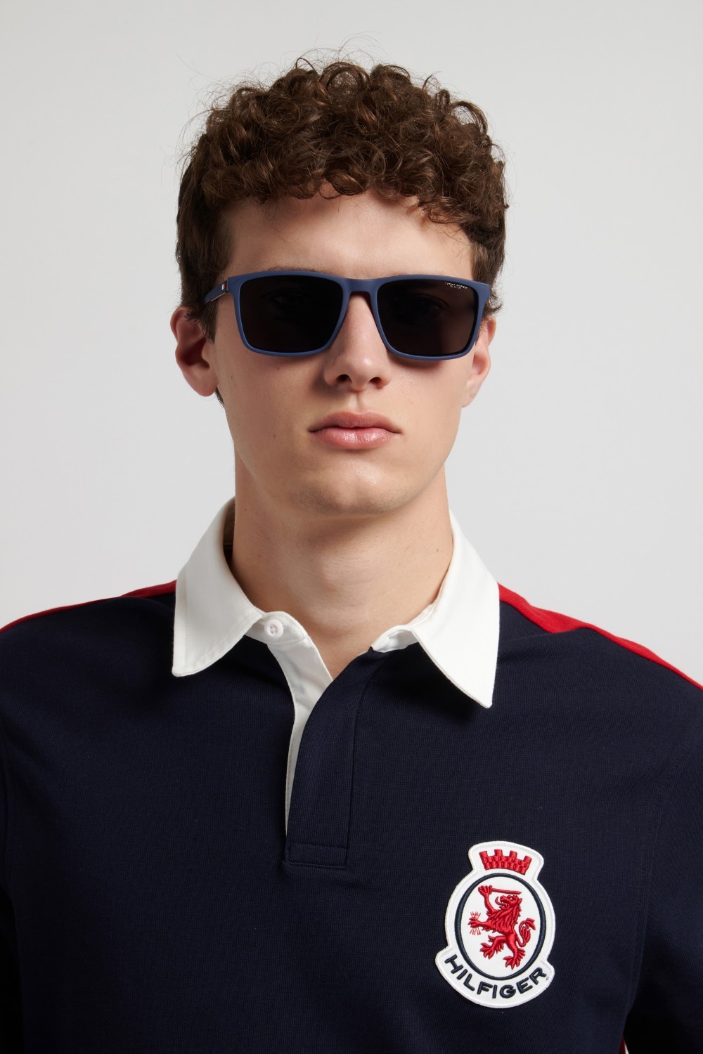 Occhiali da vista Tommy Hilfiger Th 2320/C 111166 PJP colore blue forma quadrato lenti grey polarized
