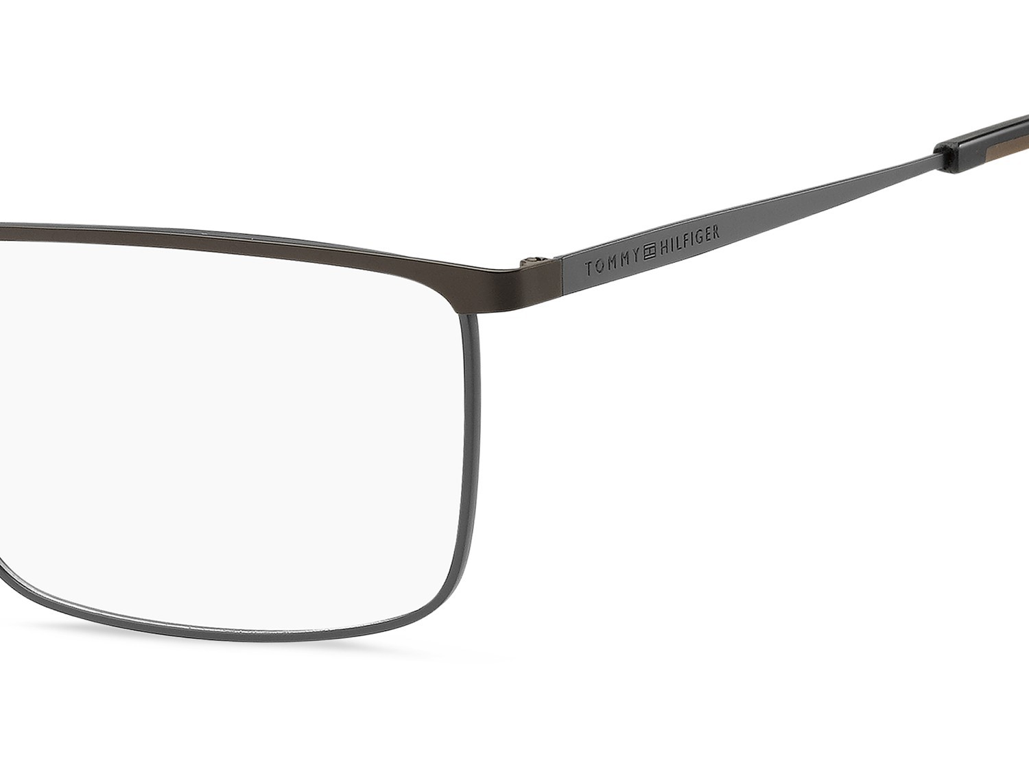 Occhiali da vista Tommy Hilfiger Th 2333 111168 05N colore matte brown ruthenium forma rettangolare 