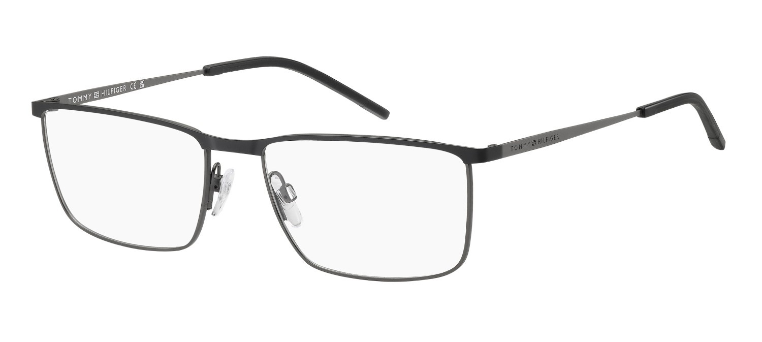 Occhiali da vista Tommy Hilfiger Th 2333 111168 TI7 colore matte black ruthenium forma rettangolare 