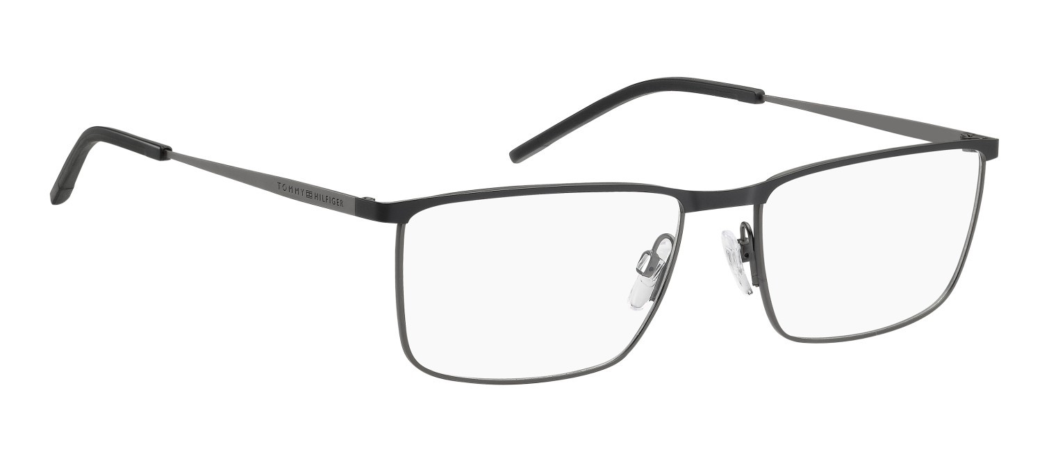 Occhiali da vista Tommy Hilfiger Th 2333 111168 TI7 colore matte black ruthenium forma rettangolare 