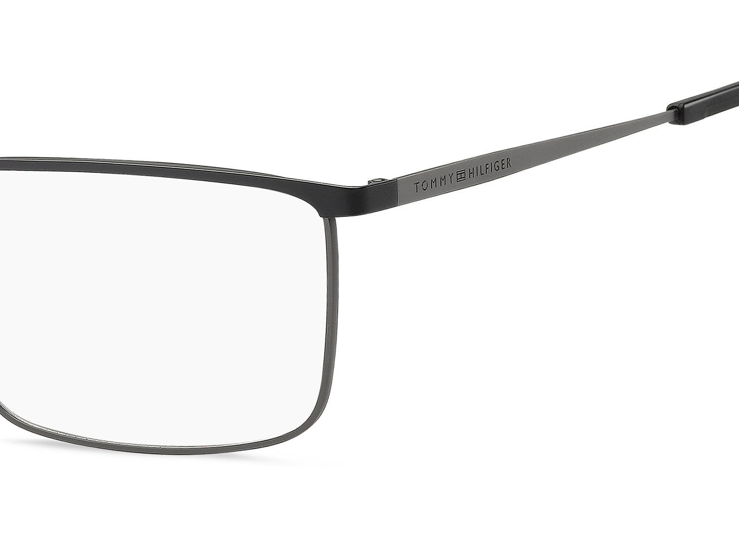 Occhiali da vista Tommy Hilfiger Th 2333 111168 TI7 colore matte black ruthenium forma rettangolare 