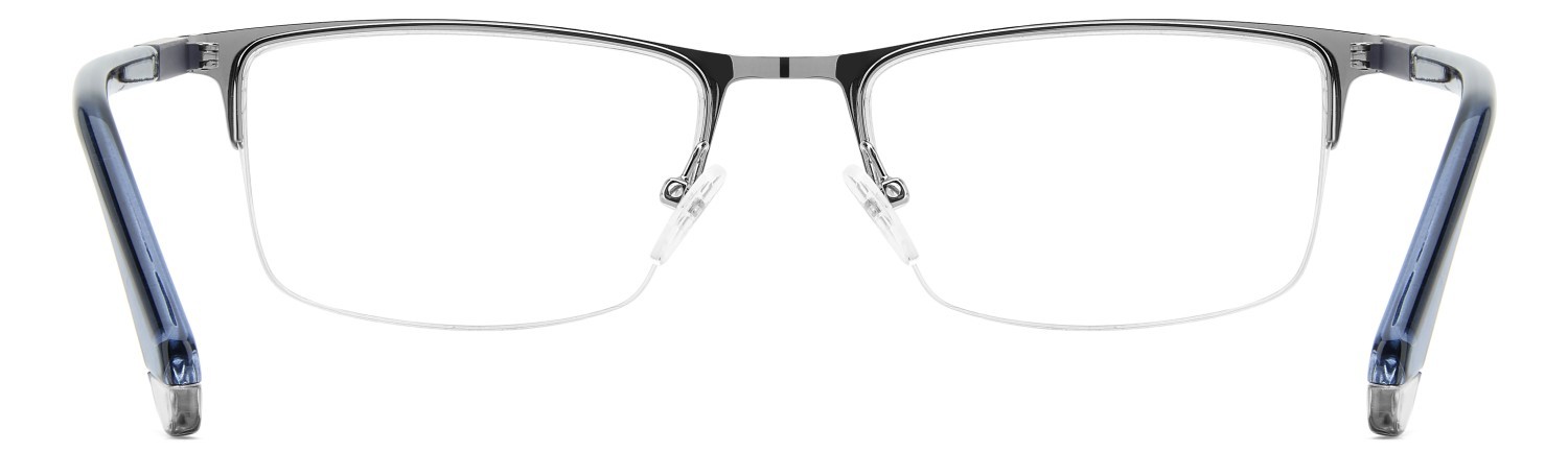 Eyeglasses Polaroid Pld D599 111224 KU0 color matte blue ruthenium shape rectangle 