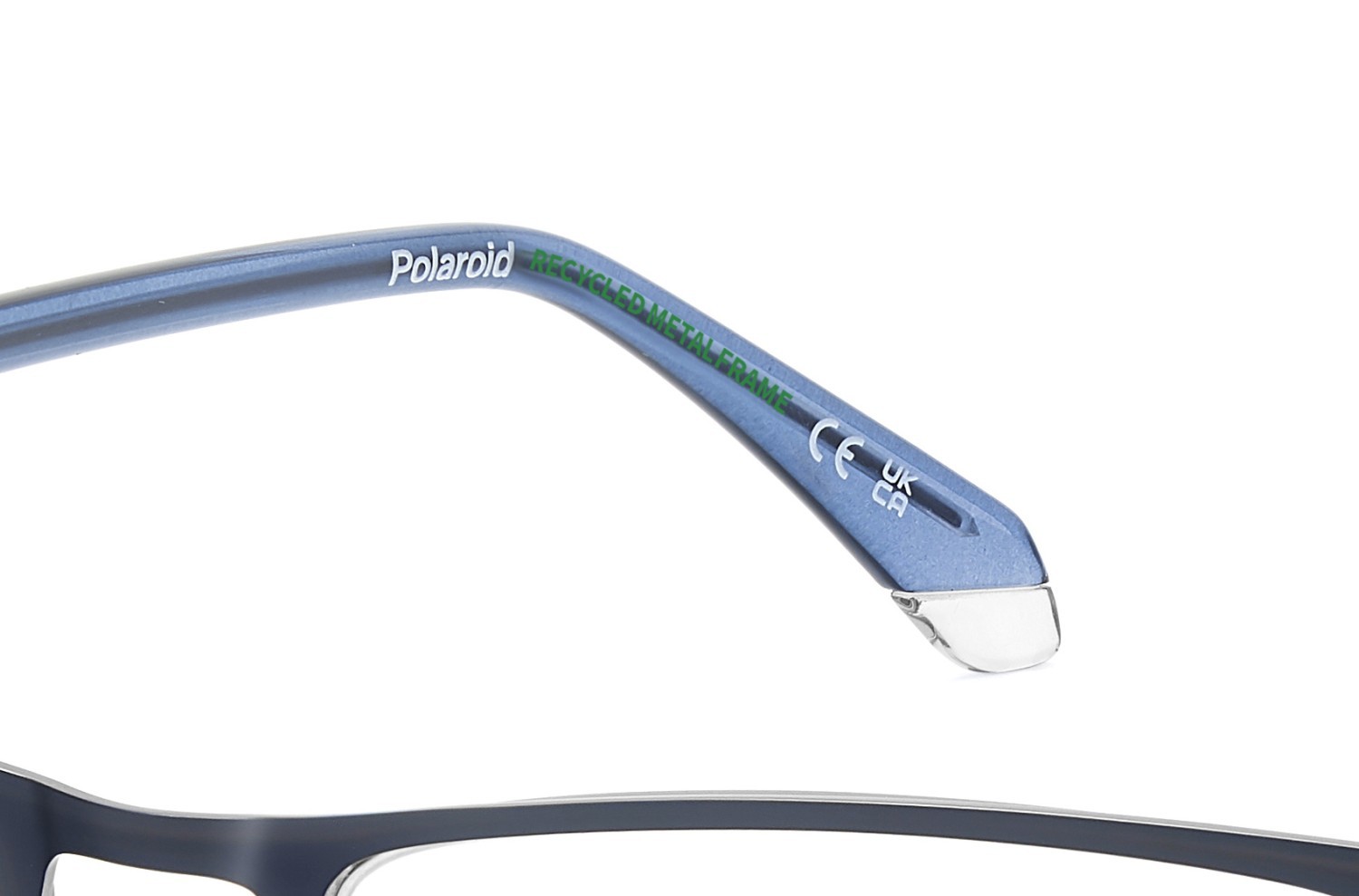 Eyeglasses Polaroid Pld D599 111224 KU0 color matte blue ruthenium shape rectangle 