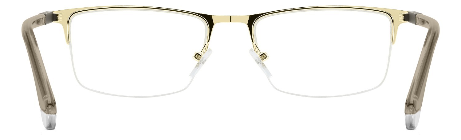 Eyeglasses Polaroid Pld D599 111224 UFM color matte brown gold shape rectangle 