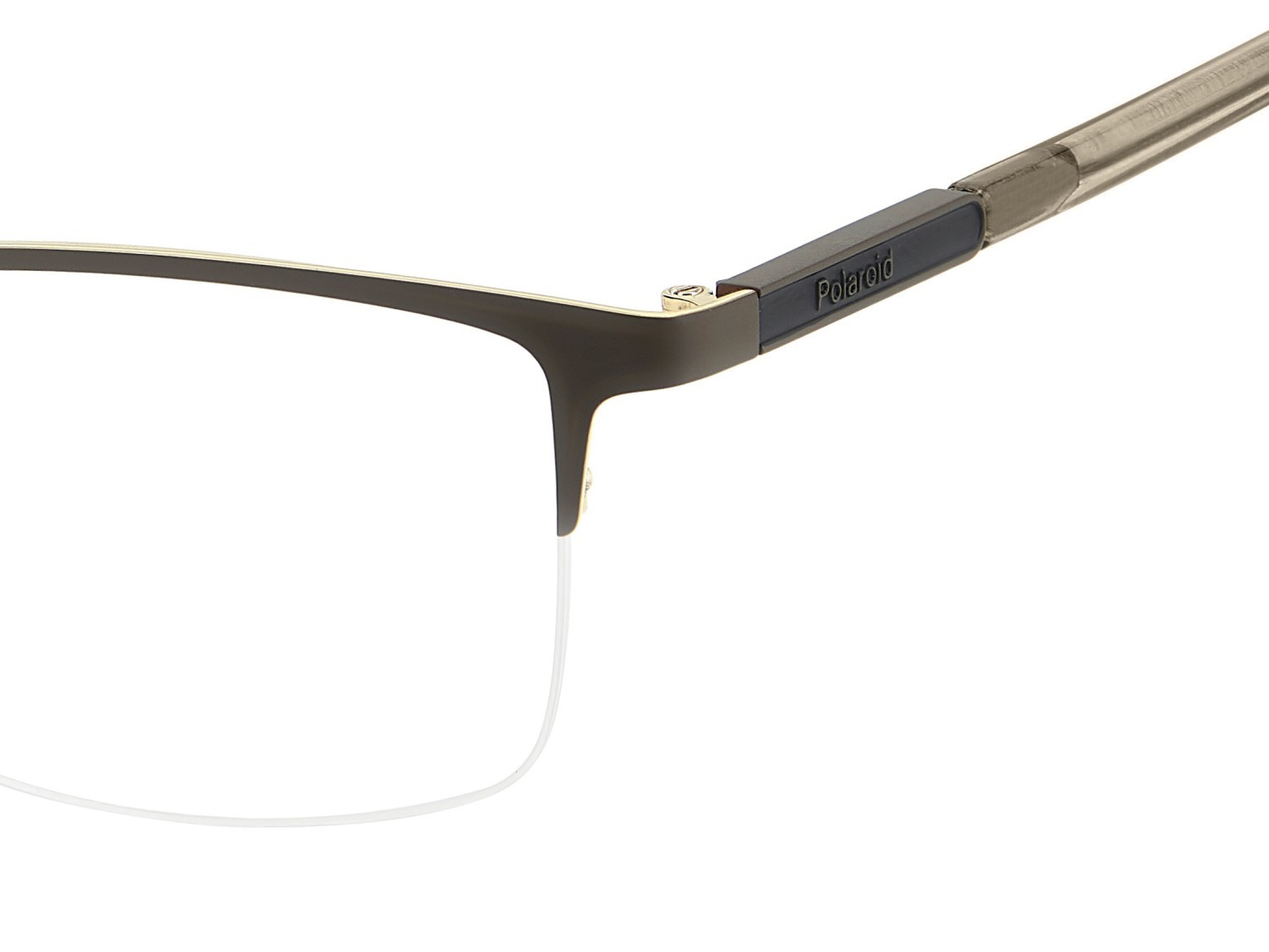 Eyeglasses Polaroid Pld D599 111224 UFM color matte brown gold shape rectangle 