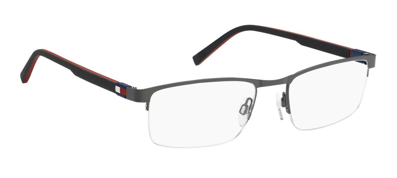 Occhiali da vista Tommy Hilfiger Th 2322 111240 SVK colore matte ruthenium black forma rettangolare 
