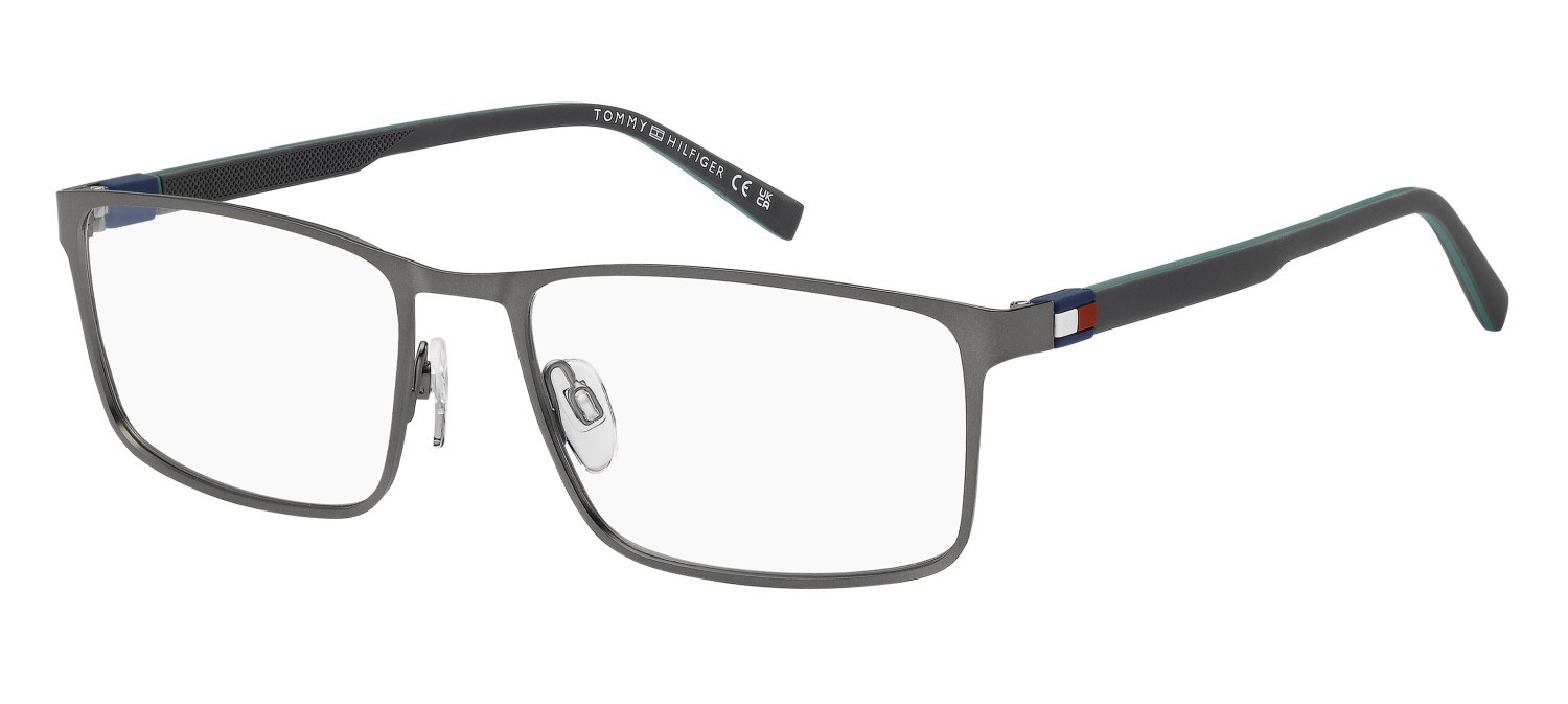 Occhiali da vista Tommy Hilfiger Th 2321 111241 R80 colore matte dark ruthenium forma rettangolare 