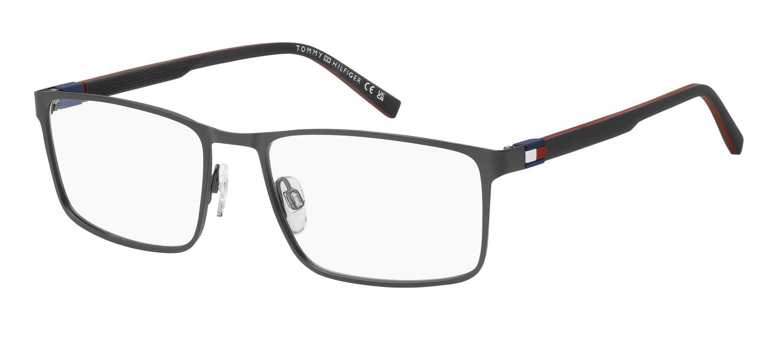 Eyeglasses Tommy Hilfiger Th 2321 111241 SVK color matte ruthenium black shape rectangle 