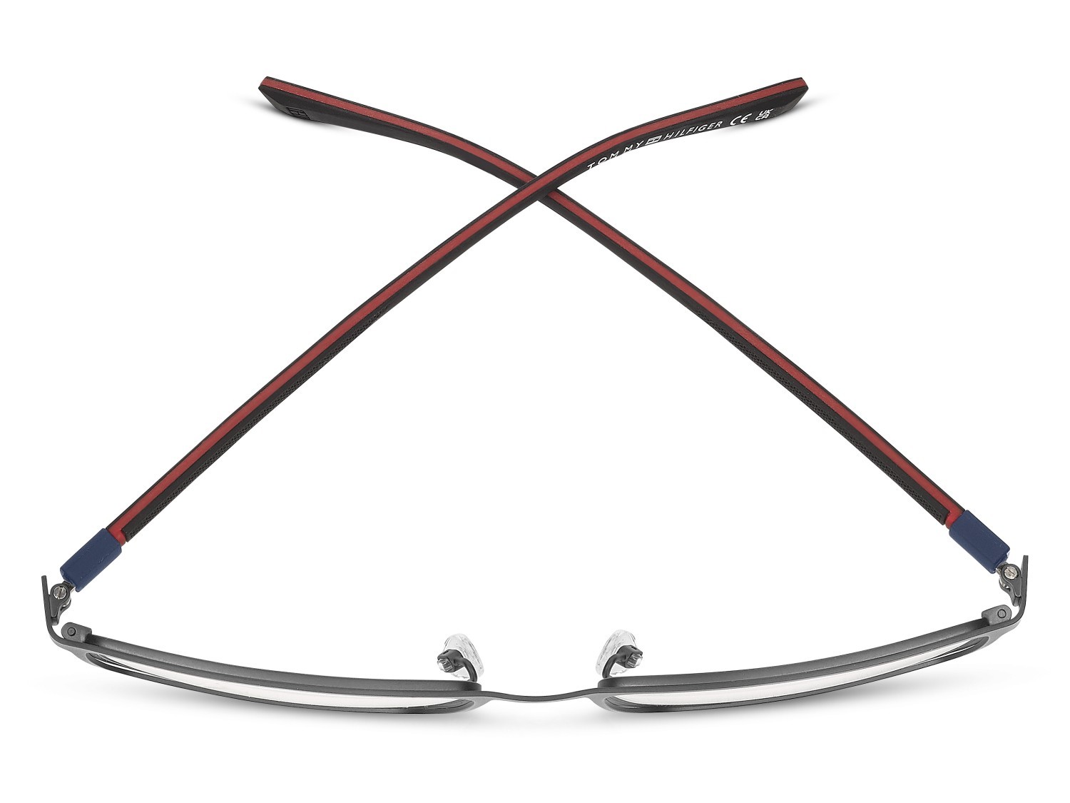 Eyeglasses Tommy Hilfiger Th 2321 111241 SVK color matte ruthenium black shape rectangle 
