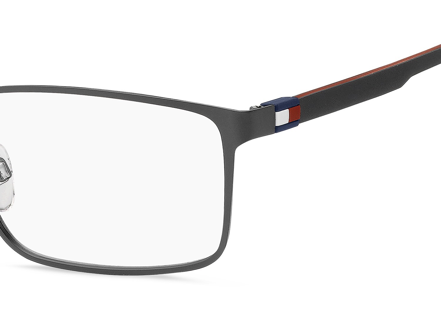 Eyeglasses Tommy Hilfiger Th 2321 111241 SVK color matte ruthenium black shape rectangle 